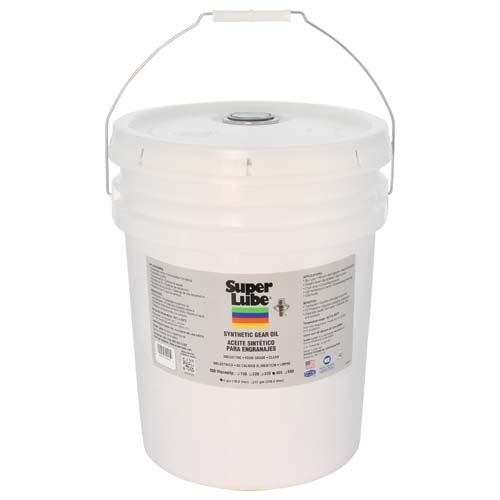 Super Lube 54405 Gear Oil - 5 gal, Pail, 460 ISO, 140 SAE, Synthetic Composition, Yes