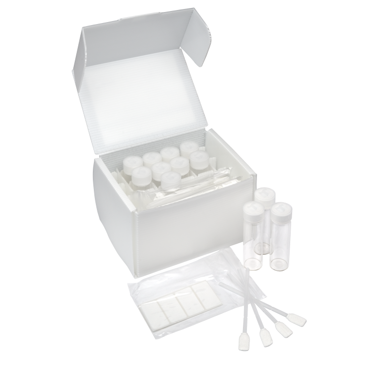 SOS Cleanroom Texwipe TX3360 HPLC Cleaning Validation Kit for 12 Samples - Case