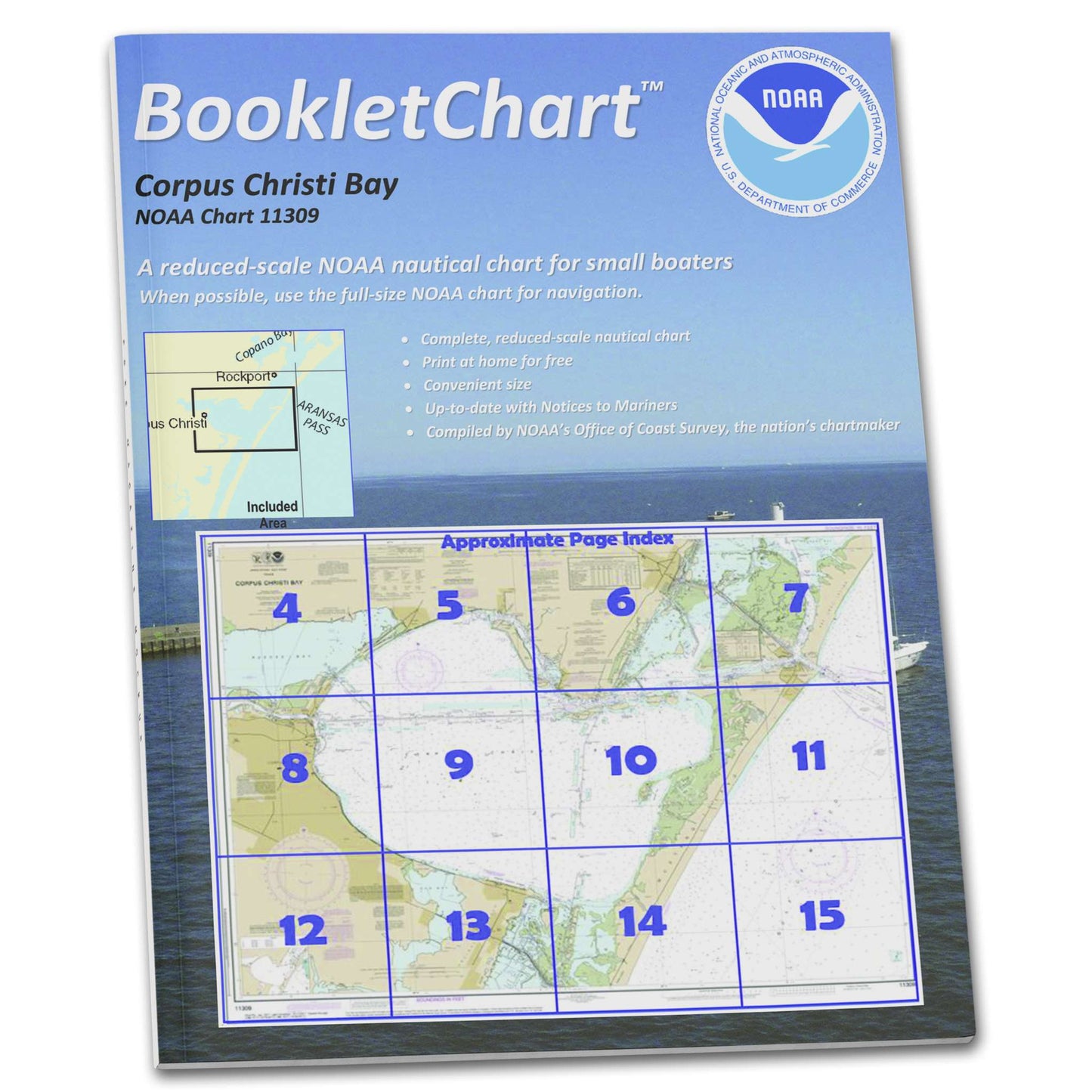 Paradise Clay CB11309 HISTORICAL NOAA Booklet Corpus Christi Bay