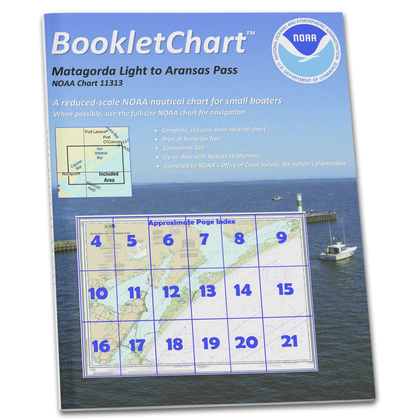 Paradise Clay CB11313 HISTORICAL NOAA Booklet Matagorda Light to Aransas Pass