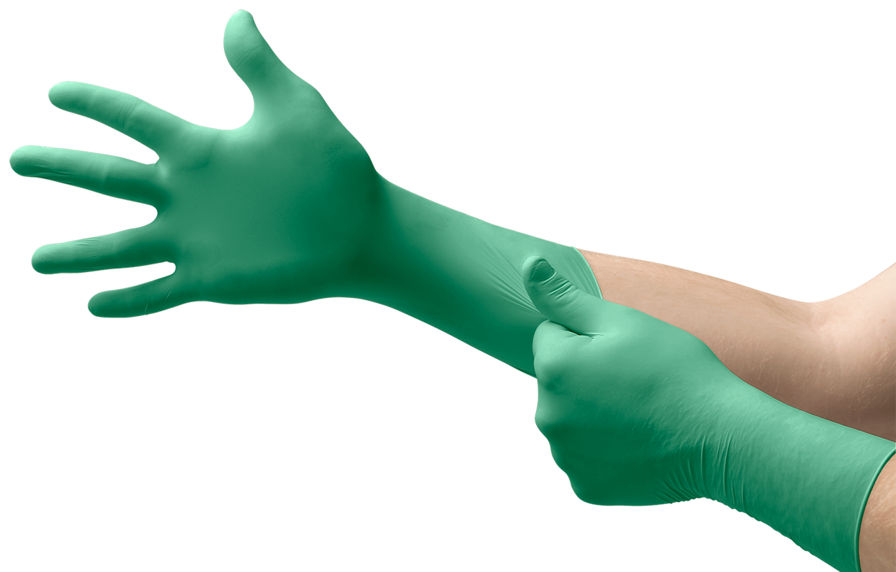 SOS Cleanroom 73711070 Ansell 73-711 DermaShield Sterile Neoprene Gloves Class 100 (ISO 5)