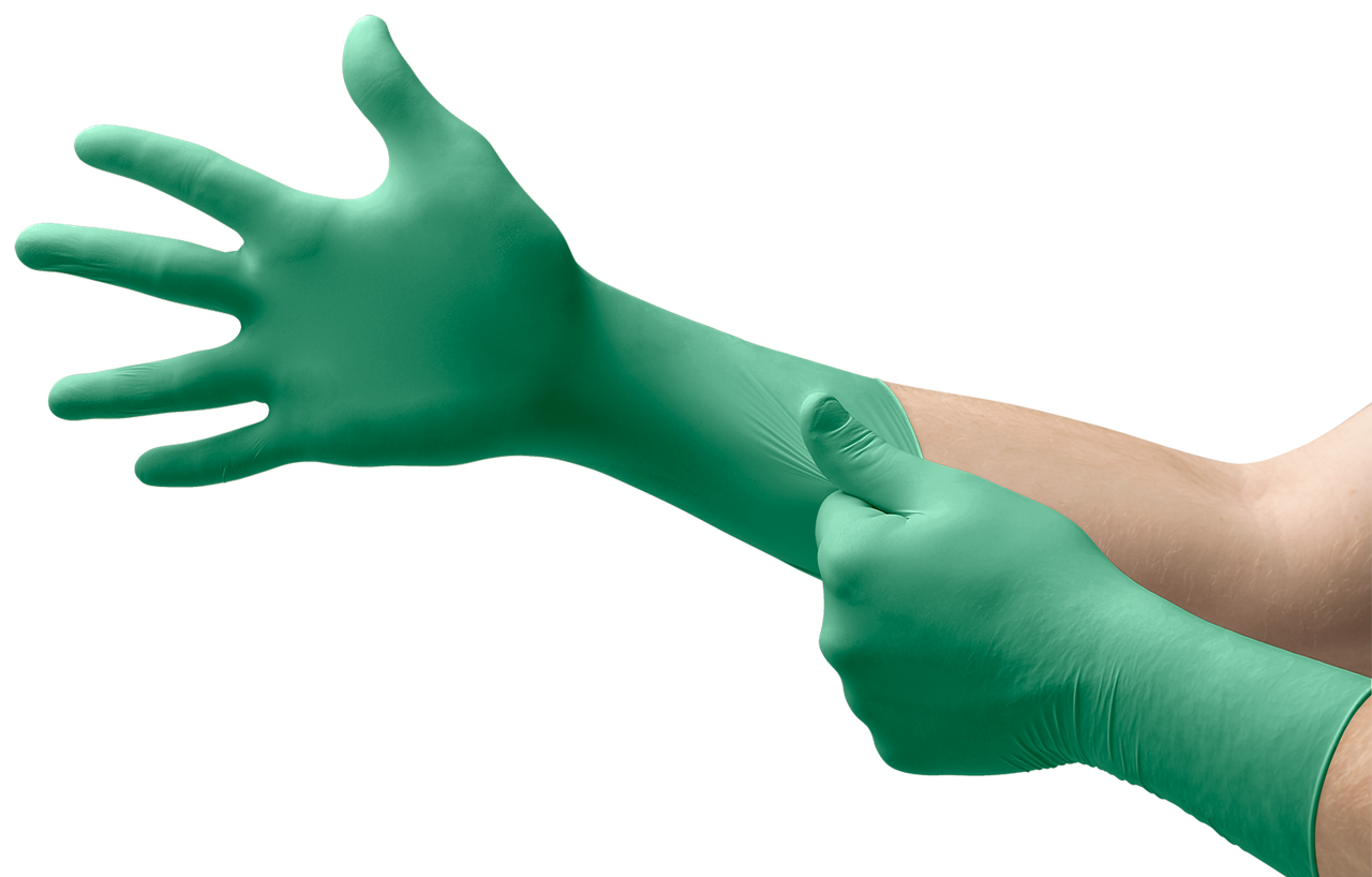 SOS Cleanroom ?93700060? Ansell 93-700 TouchNTuff Sterile Disposable Nitrile Cleanroom Gloves Class 100 (ISO 5)