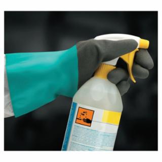 ALPHATEC® 58-530B-100 Alphatec 58530B Sz 10 Chem Rest Grn/Drk Gry 12" (1 PR)