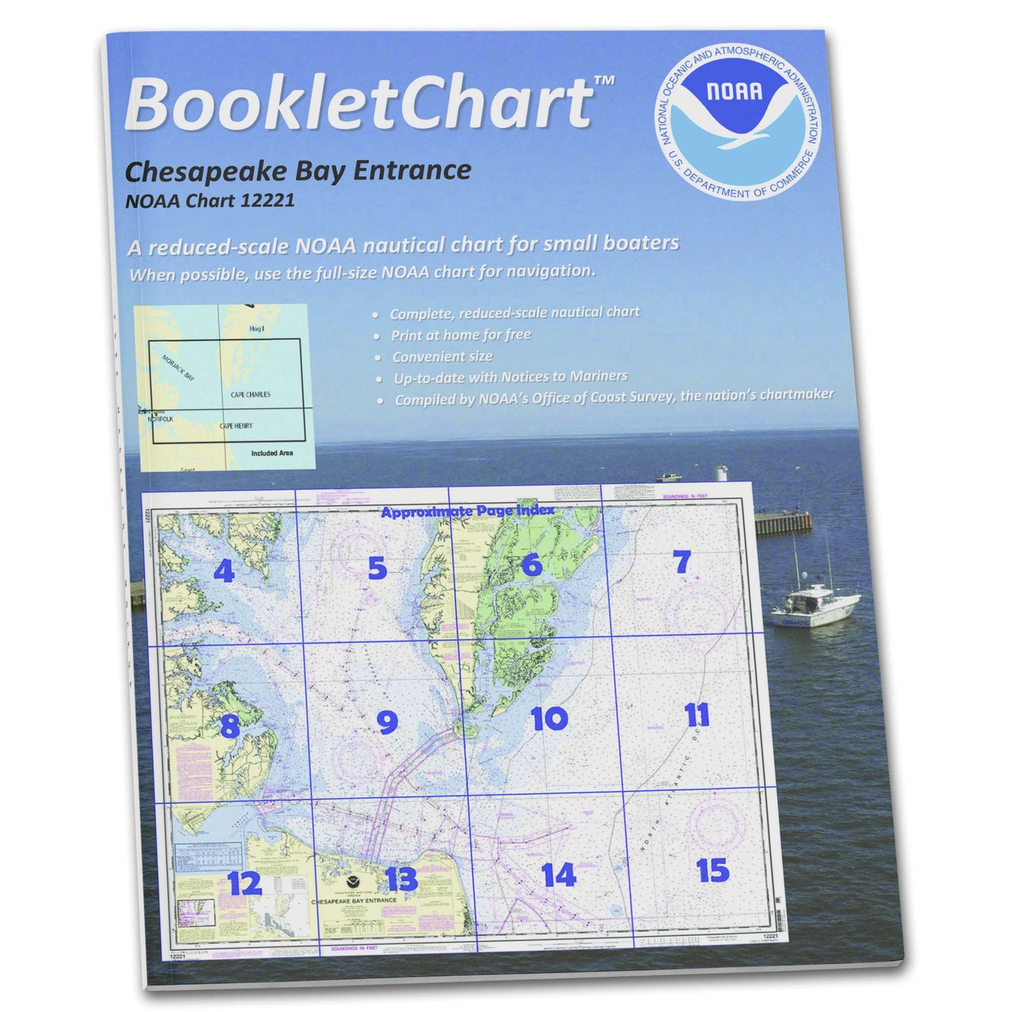 Paradise Clay CB12221 HISTORICAL NOAA Booklet Chesapeake Bay Entrance