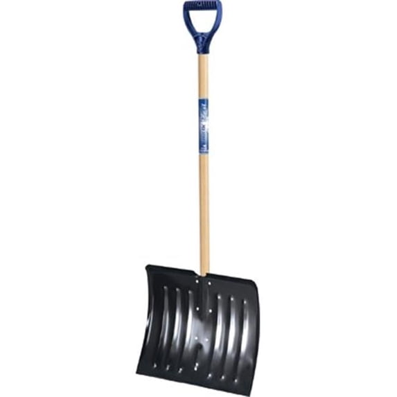 TRUE TEMPER 1640700 Arctic Blast 18" Snow Shovel W/Wood Hdl D-Ring