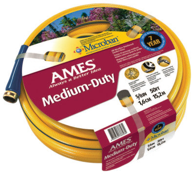JACKSON PROFESSIONAL TOOLS 4008100A 5/8" X 50' Yellow All Weather Hose Crushproof Cp