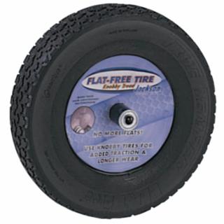 JACKSON PROFESSIONAL TOOLS FFTKBCC Jackson Knobby Flat Freetire (Mounted On 8" Whl)