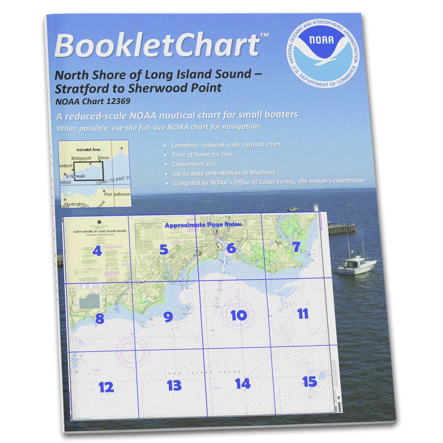 Paradise Clay CB12369 HISTORICAL NOAA Booklet North Shore of Long Island Sound Stratford to Sherwood Point