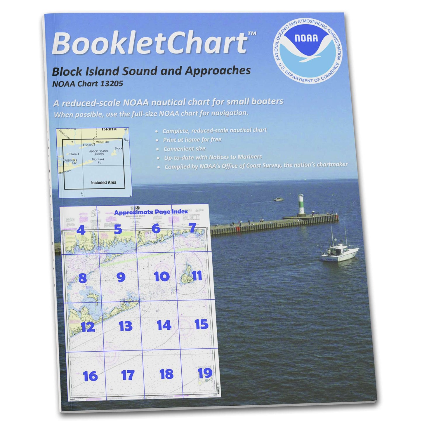Paradise Clay CB13205 HISTORICAL NOAA Booklet Block Island Sound and Approaches