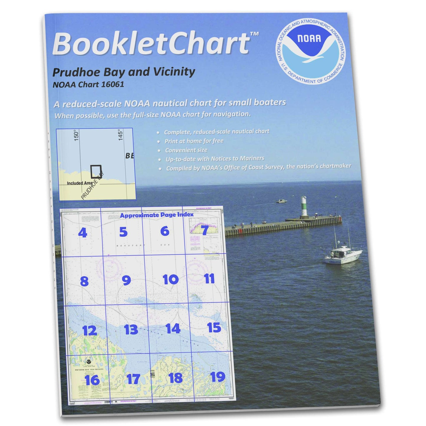 Paradise Clay CB16061 HISTORICAL NOAA Booklet Prudhoe Bay and Vicinity