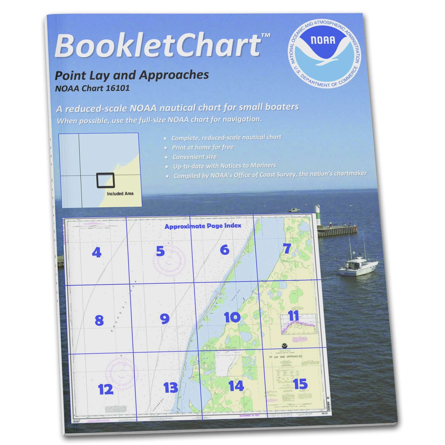 Paradise Clay CB16101 HISTORICAL NOAA Booklet Chart Pt. Lay and approaches