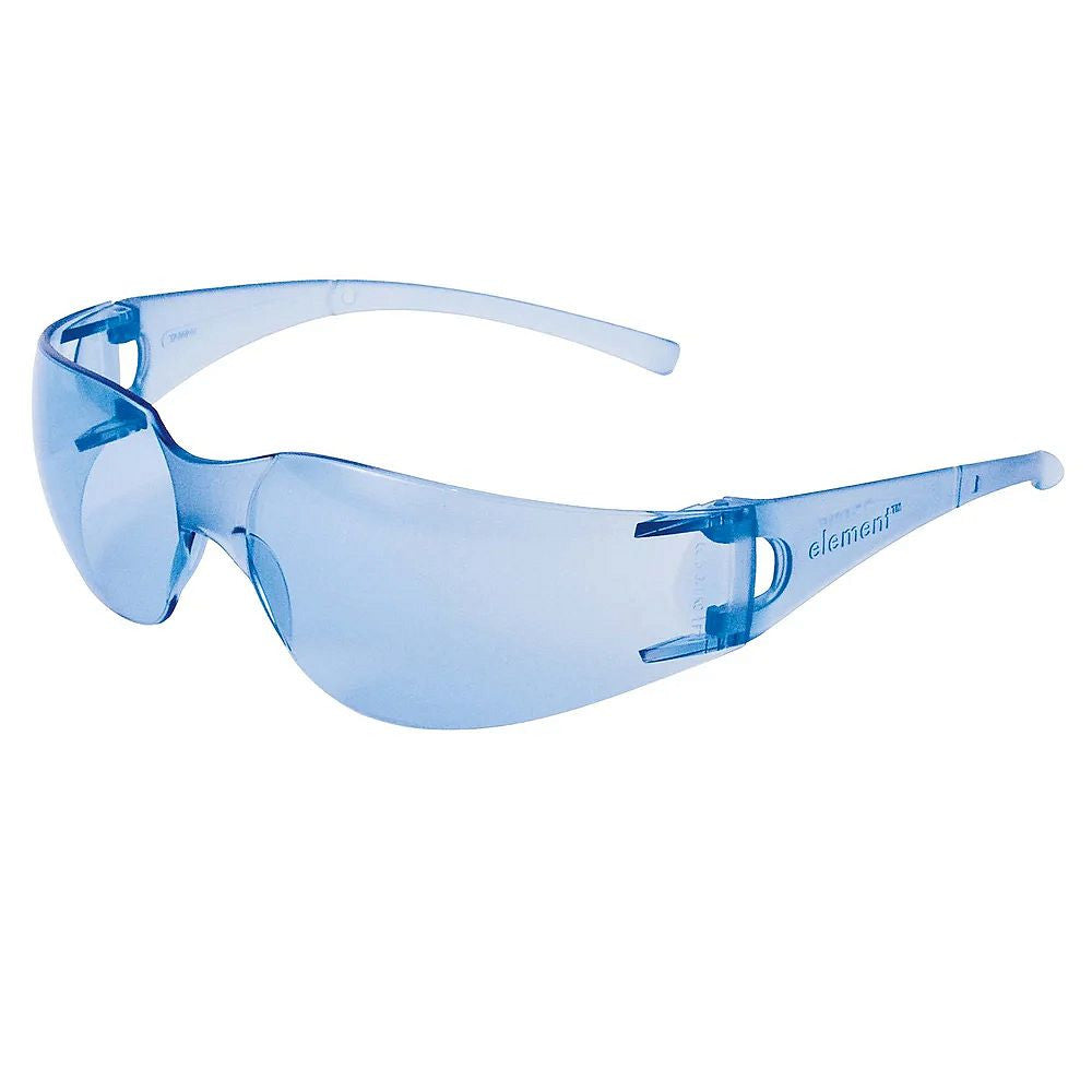 SOS Cleanroom KleenGuard Element Visitor Safety Glasses (Light Blue Uncoated) (Case/12)