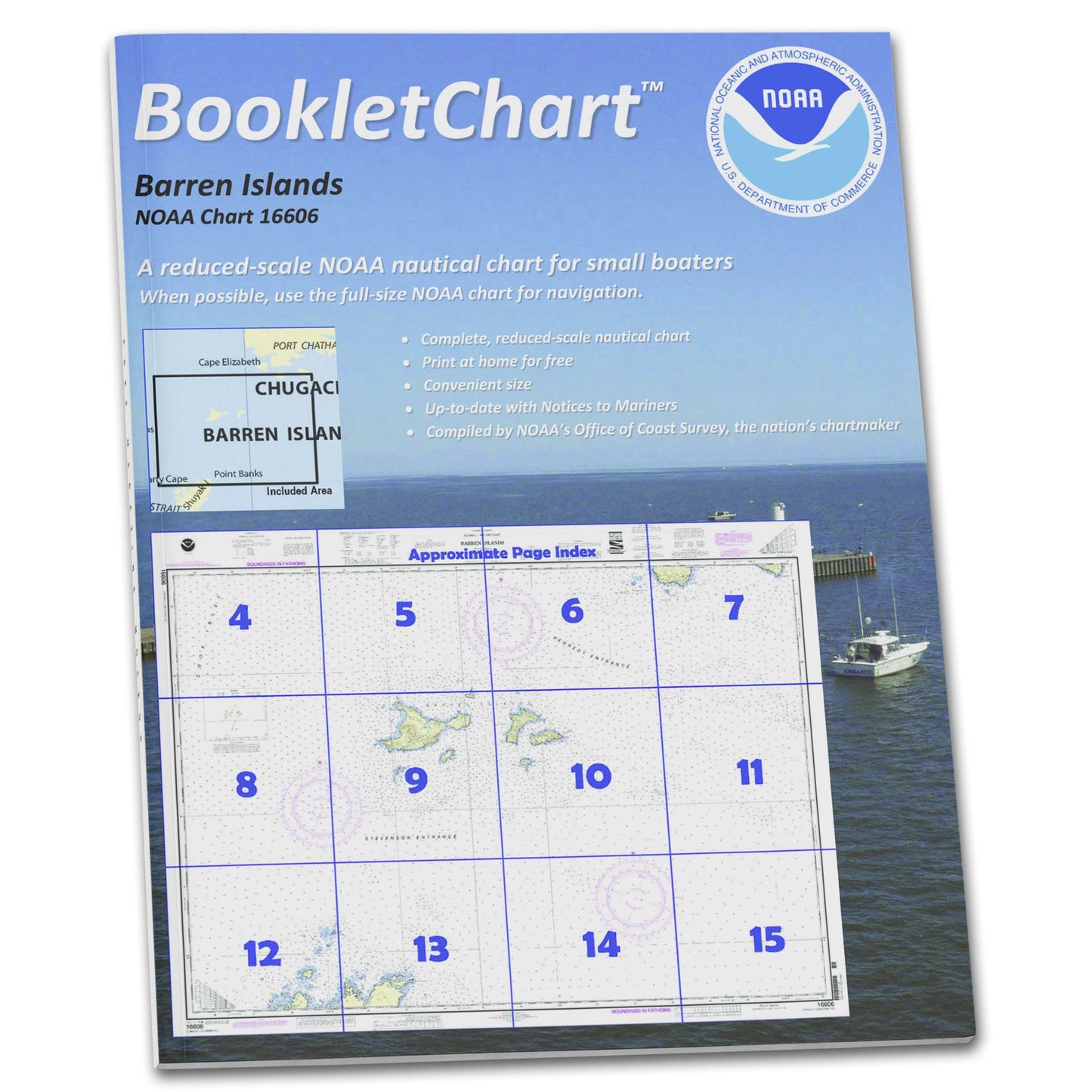 Paradise Clay CB16606 HISTORICAL NOAA Booklet Chart Barren Islands