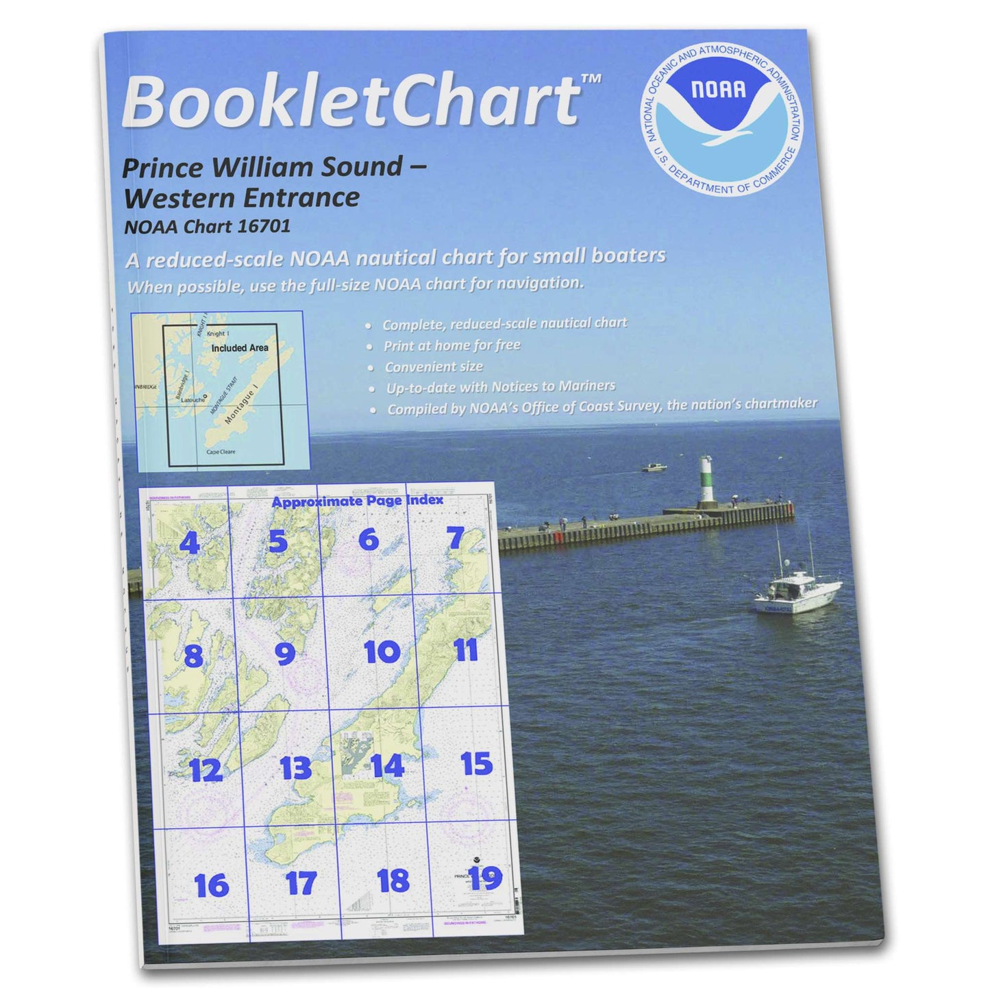Paradise Clay CB16701 HISTORICAL NOAA Booklet Prince William Sound-Western Entrance