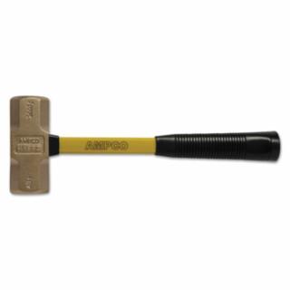 AMPCO SAFETY TOOLS H-14FG 2 Lb. Double Face Eng. Hammer W/Fbg. Handle
