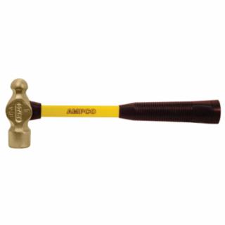 AMPCO SAFETY TOOLS H-2FG 1 Lb. Ballpeen Hammer W/Fbg Handle