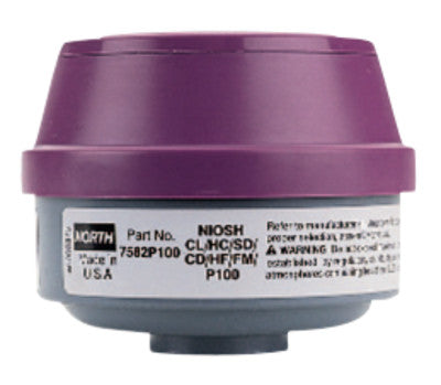 HONEYWELL NORTH® 7582P100L Combination Filter P100And Acid Gas