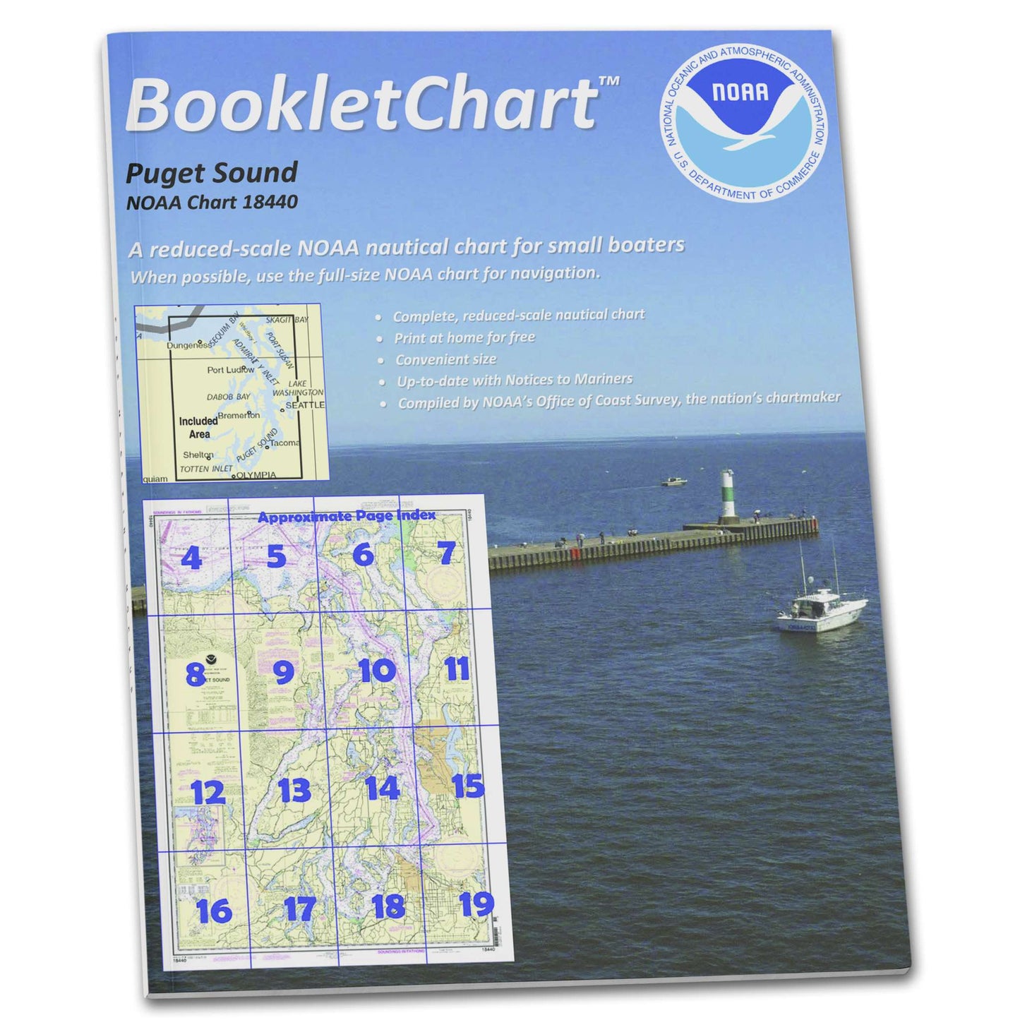 Paradise Clay CB18440 HISTORICAL NOAA Booklet Puget Sound