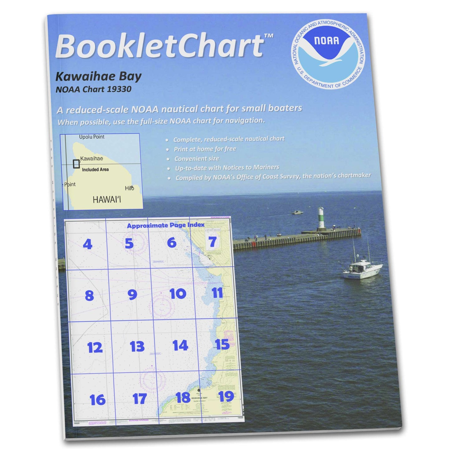 Paradise Clay CB19330 HISTORICAL NOAA Booklet Chart Kawaihae Bay-Island of Hawaii