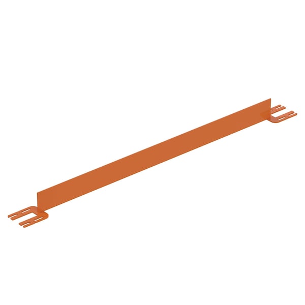 Vestil VDKR-5-TB-OR TOEBOARD FOR PIPE SAFETY RAILING 60 INCHES ORANGE