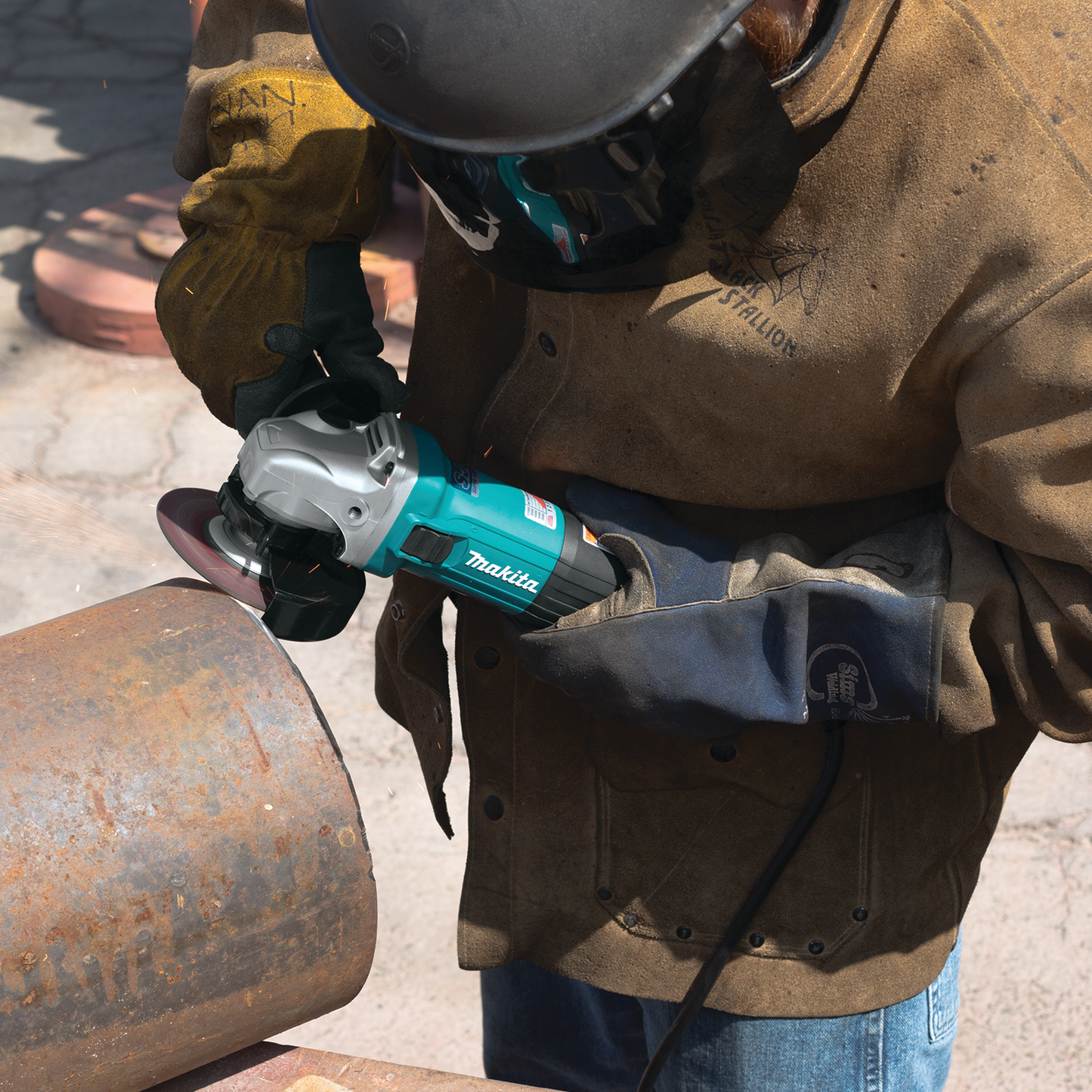 Makita GA4542C 4‘1/2" SJS,II High‘Power Angle Grinder