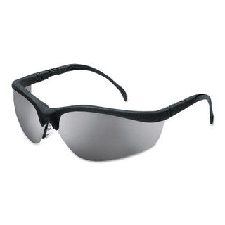 MCR SAFETY KD117 Klondike Black Frame Silver Mirror Lens Sft Spec