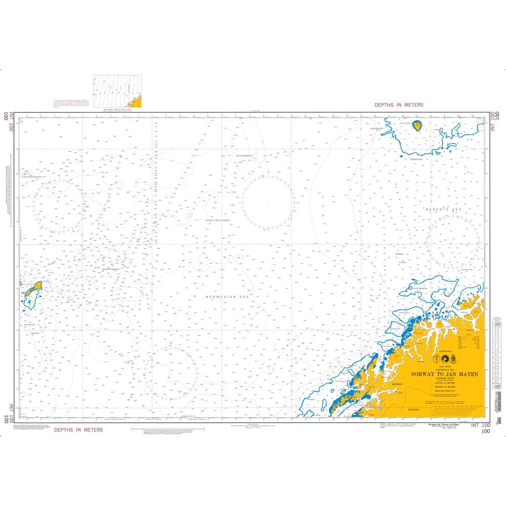 Paradise Clay NGA_100 NGA Chart Norway to Jan Mayen