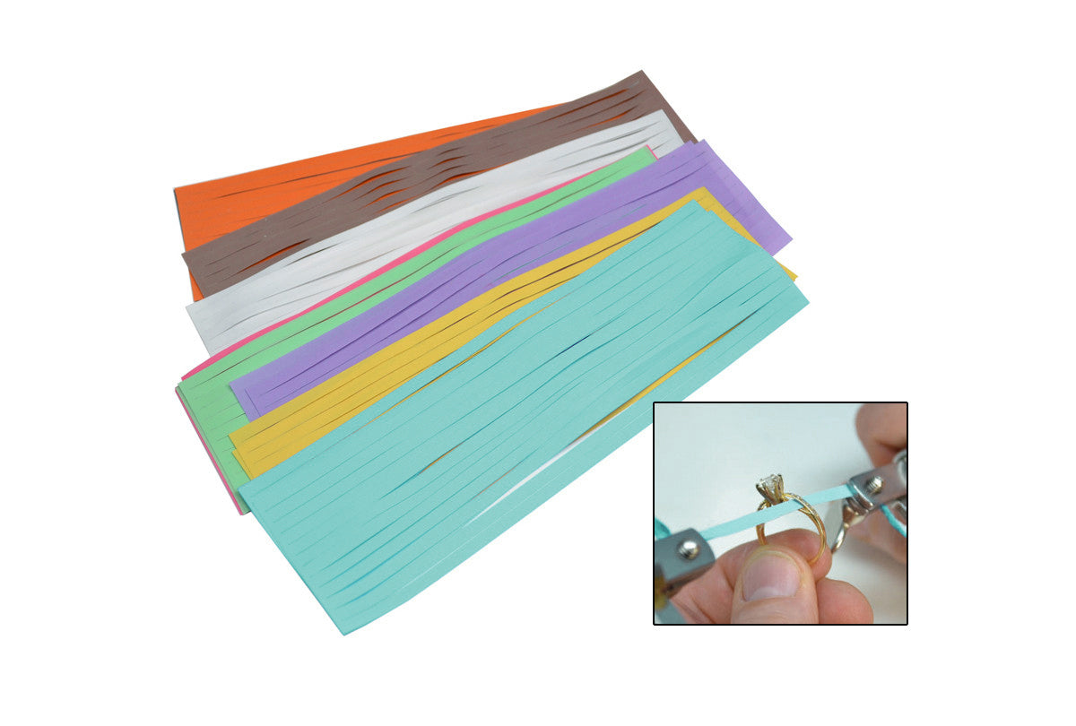 Grobet USA® 10.022 Slurry Coated Polishing Strips, 9 Assorted Grits, 18Pk, EA