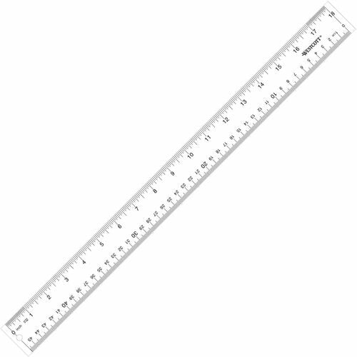 Westcott ACM10564 Westcott 18" Transparent Ruler