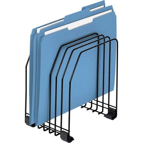 Fellowes FEL68112 Wire Organizer - 7 Compartment(S) - 8.3" Height X 7.4" Width X 5.9" Depth - Desktop - Black - Steel - 1Each