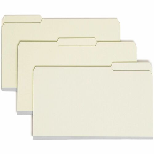 Smead SMD19934 1/3 Tab Cut Legal Recycled Fastener Folder