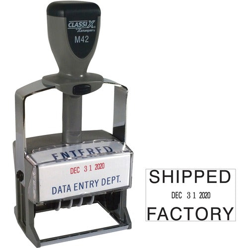 Xstamper XSTM42 ClassiX Self-inking Date Stamp