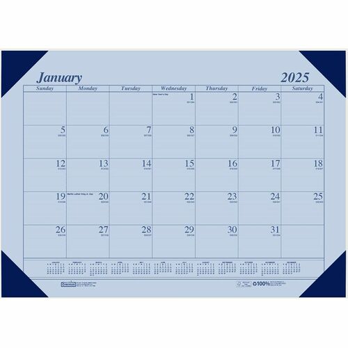 House of Doolittle HOD12473 Ecotones Compact Calendar Desk Pads