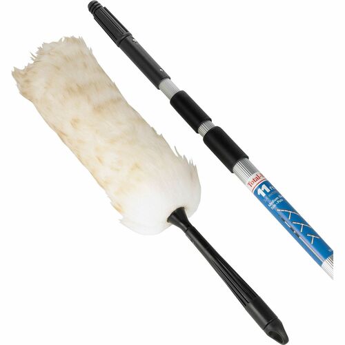 Unger UNG95021 Duster Telescoping Pole Kit - 52" Overall Length - 1 Each - Aluminum Pole - Cream