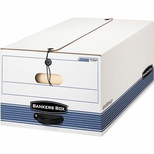 Bankers Box FEL00705 Stor/File String & Button Legal Storage Box
