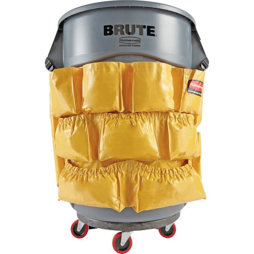 Rubbermaid Commercial RCP264200YW Brute Utility Container Caddy Bag