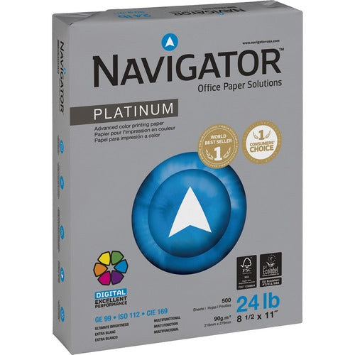 Navigator SNANPL11245R Platinum Office Multipurpose Paper - Bright White