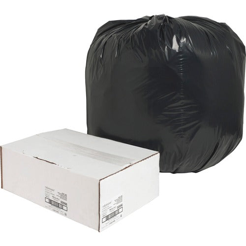 Nature Saver NAT00996 Black Low-density Recycled Can Liners
