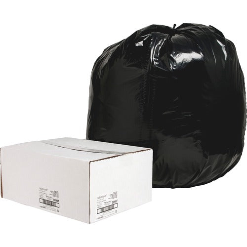 Nature Saver NAT00997 Black Low-density Recycled Can Liners