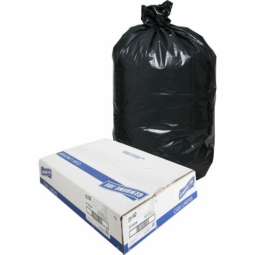 Genuine Joe GJO01534 Heavy-Duty Trash Can Liners