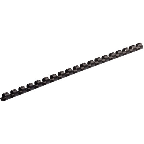 Fellowes FEL52507 Plastic Combs - Round Back, 5/16", 40 Sheets, Black, 100 Pk - 0.3" Height X 10.8" Width X 0.3" Depth - 40 X Sheet Capacity - For Letter 8.50" X 11" Sheet - Round - Black - Plastic - 100 / Pack