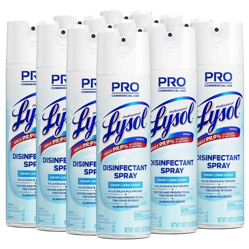 Professional Lysol RAC74828CT Linen Disinfectant Spray