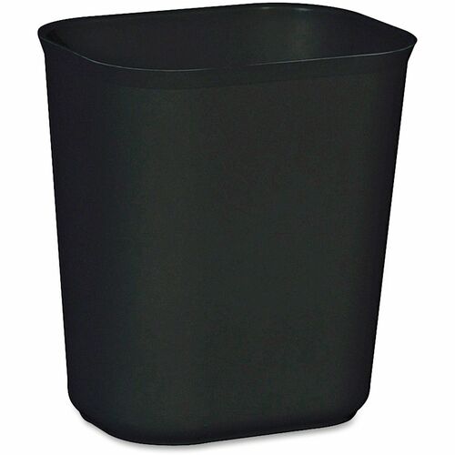 Rubbermaid Commercial RCP254100BK 14 QT Fire-Resistant Wastebasket