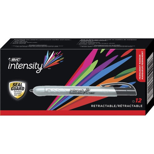 BIC BICPMR11BK Mark-it Retractable Permanent Markers