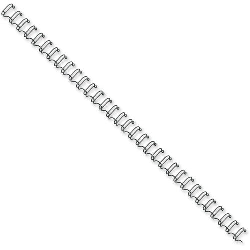Fellowes FEL52539 Wire Binding Combs, 1/4", 35 Sheets, Black - 0.3" Height X 11" Width X 0.3" Depth - 35 X Sheet Capacity - Black
