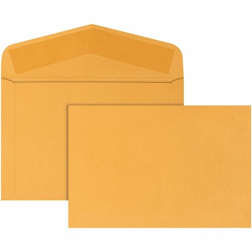 Quality Park QUA54301 Extra Heavy-Duty Document Envelope - Document - 10" Width X 15" Length - 40 Lb - Gummed - Kraft - 100 / Box - Brown Kraft