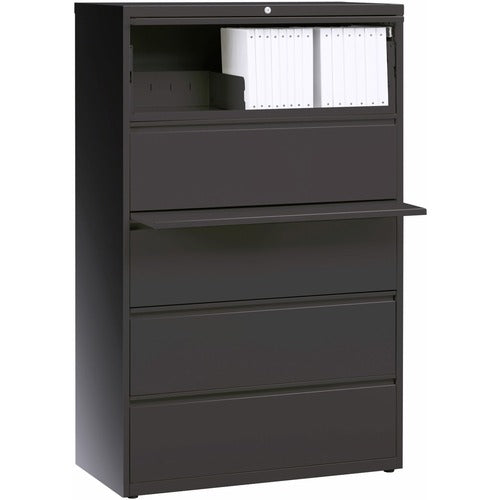 Lorell LLR60443 Fortress Series Lateral File w/Roll-out Posting Shelf