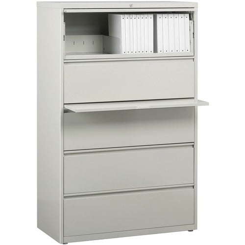 Lorell LLR60442 Fortress Series Lateral File w/Roll-out Posting Shelf
