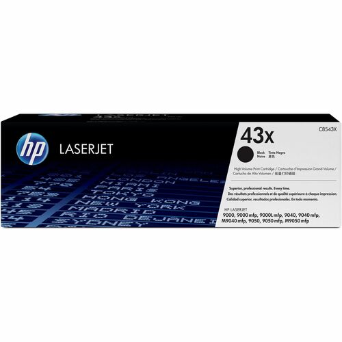 HP HEWC8543X 43X (C8543X) Original Laser Toner Cartridge - Single Pack - Black - 1 Each
