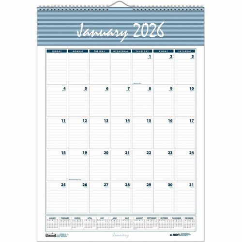 House of Doolittle HOD334 Bar Harbor 12-Month Wall Calendar